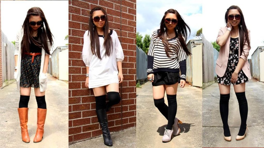 Thigh High Socks: How to Wear Them