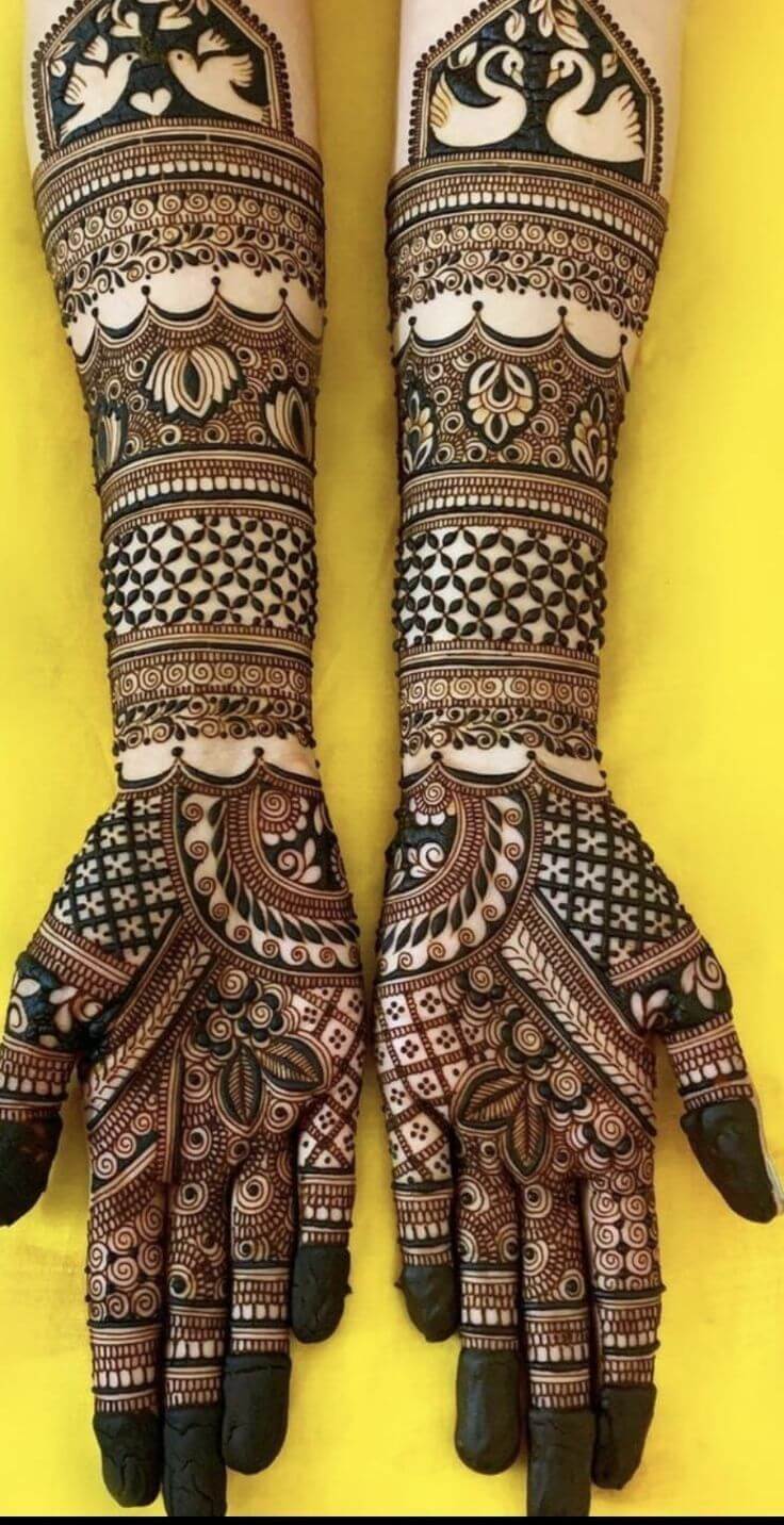 Full Hand Bridal Mehndi Design