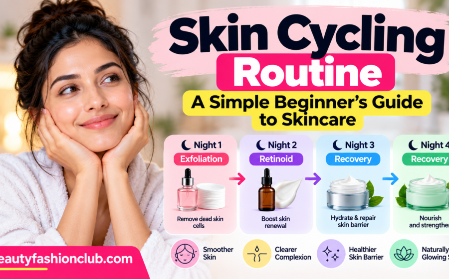 Skin Cycling Routine: A Simple Beginner’s Guide to Night Skincare