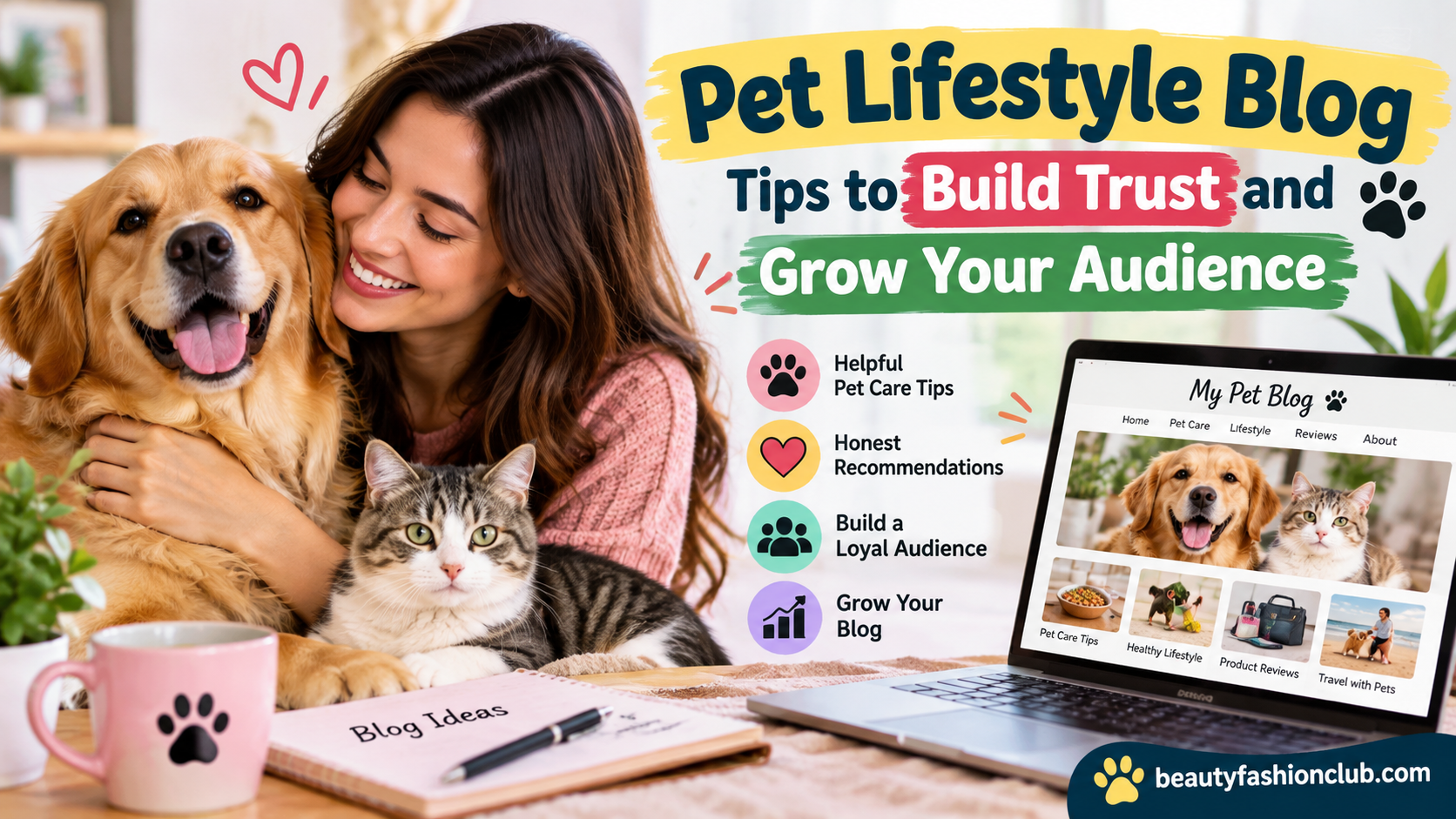 Pet lifestyle blog tips to build trust and grow your audience